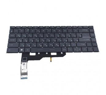 Клавиатура для ноутбука MSI Stealth 15M A11SEK серая с подсветкой#2075426