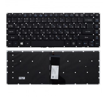 Клавиатура LV4P-A51BWL для Acer черная с подсветкой#2026621