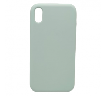 Чехол iPhone XR Silicone Case №64 (с Лого) в упаковке Умерено зеленый#2030184