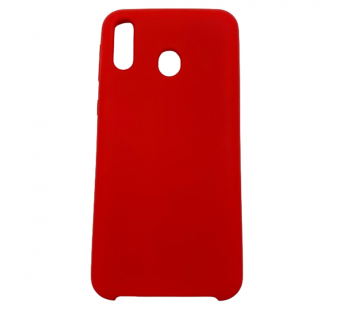 Чехол Samsung M20 (2019) Silicone Case №14 (с Лого) в упаковке Красный#2030181