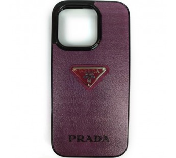 Чехол силиконовый iPhone 15 Pro PRADA сиреневый#2031746