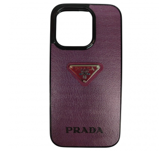 Чехол силиконовый iPhone 15 Pro PRADA сиреневый#2129948