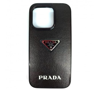 Чехол силиконовый iPhone 14 PRADA черный#2031737