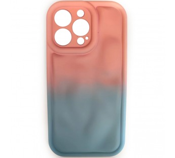 Чехол силиконовый iPhone 13 Pro ДУТЫЙ розово-серый#2027964
