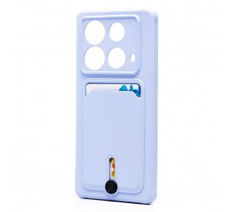 Чехол-накладка - SC304 с картхолдером для "Infinix Note 40 5G" (light violet) (233999)#2089497