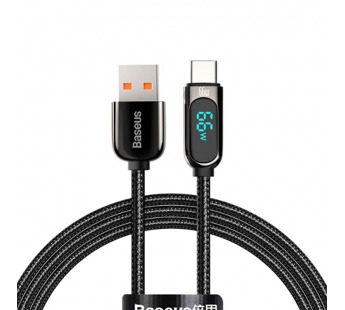 Кабель USB Baseus Display Fast Charging Type-C 66W (1м) (черный) (CASX020001)#2069817