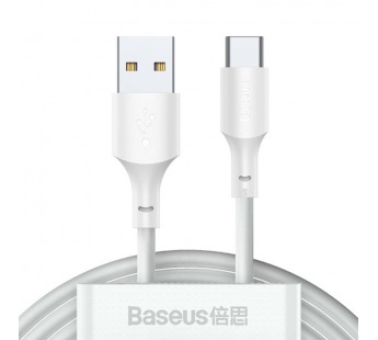 Кабель USB - Type-C Baseus TZCATZJ-02 5А (1.5м) (2 шт) (белый)#2069819
