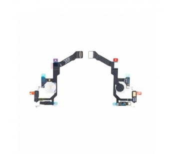 Шлейф для iPhone 14 Pro + светодиодная вспышка + микрофон (100% components)#2134891