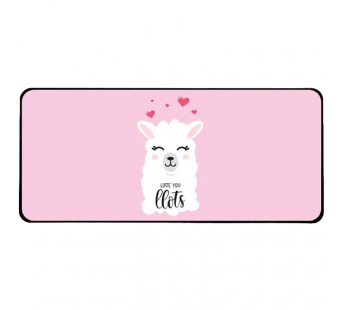 Коврик Vixion MP49 300x700x3 мм Лама любовь#2027678