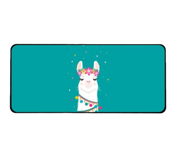 Коврик для мышки Vixion MP50 300x700x3 мм Лама с венком#2027676