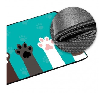 Коврик для мышки Vixion MP53 300x700x3 мм Лапки котят#2027669