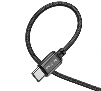 Кабель USB-C BOROFONE BX87 60W Type-c/Type-c черный 2м#2027792