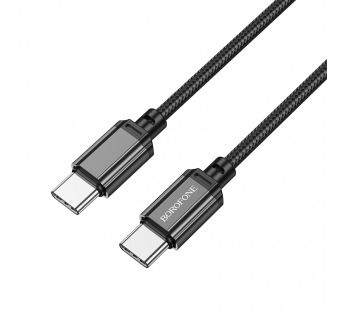 Кабель USB-C BOROFONE BX87 60W Type-c/Type-c черный 2м#2027827