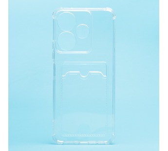 Чехол-накладка - SC276 с картхолдером для "Xiaomi Redmi 13 4G" (transparent) (233768)#2034302