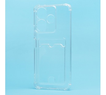 Чехол-накладка - SC276 с картхолдером для "Xiaomi Redmi 13 4G" (transparent) (233768)#2059936