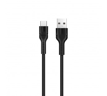 Кабель USB - Type-C Hoco U31 (повр. уп.) 120см 2,4A  (black) (234958)#2028522