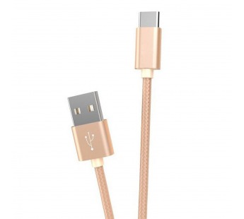 Кабель USB - Type-C Hoco X2 Rapid (повр. уп.) 100см 2,4A  (gold) (234980)#2028525