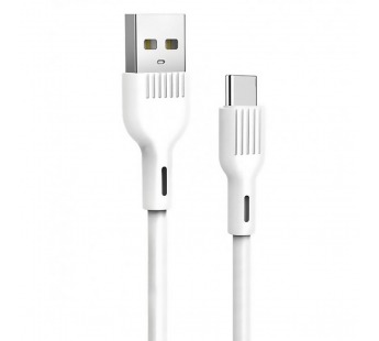 Кабель USB - Type-C SKYDOLPHIN S03T (повр. уп.) 100см 3A  (white) (234960)#2028509
