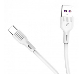 Кабель USB - Type-C SKYDOLPHIN S03T (повр. уп.) 100см 3A  (white) (234960)#2028510