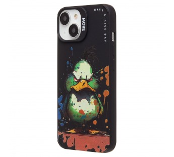 Чехол-накладка - SC335 для "Apple iPhone 13/iPhone 14" (утка) (black) (233107)#2031678