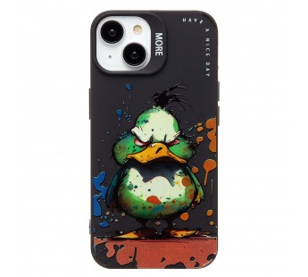 Чехол-накладка - SC335 для "Apple iPhone 13/iPhone 14" (утка) (black) (233107)#2031677