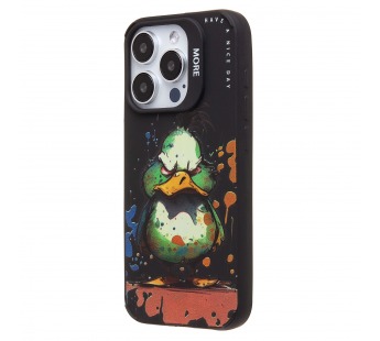 Чехол-накладка - SC335 для "Apple iPhone 15 Pro" (утка) (black) (233095)#2031626