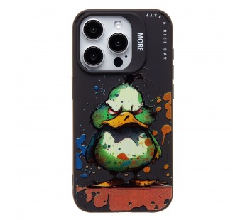 Чехол-накладка - SC335 для "Apple iPhone 15 Pro" (утка) (black) (233095)#2031625