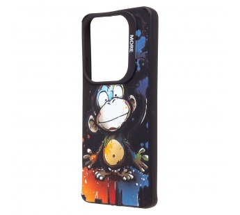 Чехол-накладка - SC335 для "Infinix Hot 40"  (обезьяна) (black) (233037)#2091340