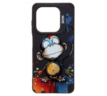 Чехол-накладка - SC335 для "Infinix Smart 8"  (обезьяна) (black) (233069)#2032896