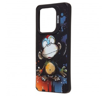 Чехол-накладка - SC335 для "Infinix Smart 8"  (обезьяна) (black) (233069)#2032897