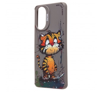 Чехол-накладка - SC335 для "Realme C67 4G"  (тигр) (gray) (233144)#2091420