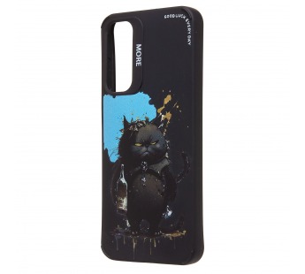 Чехол-накладка - SC335 для "Samsung Galaxy A25" (черный кот) (black) (233128)#2031529