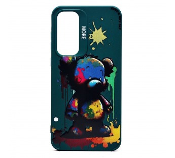 Чехол-накладка - SC335 для "Samsung Galaxy A35"  (медведь) (dark green) (232906)#2091481