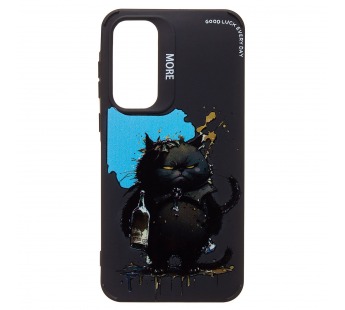 Чехол-накладка - SC335 для "Samsung Galaxy A35" (черный кот) (black) (233020)#2031531