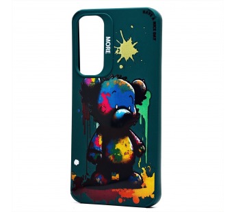 Чехол-накладка - SC335 для "Samsung Galaxy A55"  (медведь) (dark green) (232912)#2091452