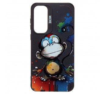 Чехол-накладка - SC335 для "Samsung Galaxy A55"  (обезьяна) (black) (233021)#2091450