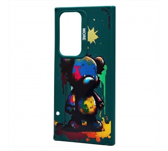 Чехол-накладка - SC335 для "Samsung Galaxy S24 Ultra"  (медведь) (dark green) (232924)#2091431