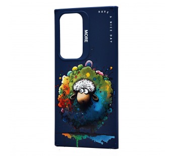 Чехол-накладка - SC335 для "Samsung Galaxy S24 Ultra"  (овечка) (dark blue) (232925)#2032877