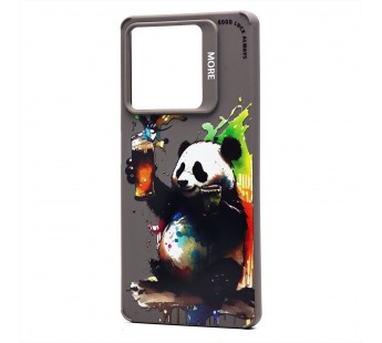 Чехол-накладка - SC335 для "Xiaomi Redmi Note 13 5G Global"  (панда) (grey) (233004)#2091568