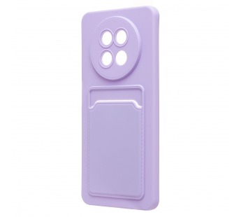 Чехол-накладка - SC337 с картхолдером для "Realme 12 5G" (light violet) (233981)#2091656