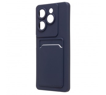 Чехол-накладка - SC337 с картхолдером для "TECNO Spark 20 Pro 5G" (dark blue) (234022)#2091604