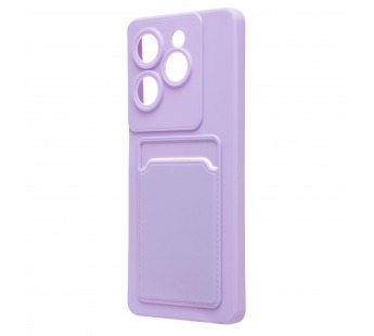 Чехол-накладка - SC337 с картхолдером для "TECNO Spark 20 Pro 5G" (light violet) (234023)#2091602