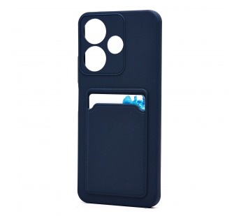 Чехол-накладка - SC337 с картхолдером для "Xiaomi Redmi 13 4G" (dark blue) (233766)#2091597