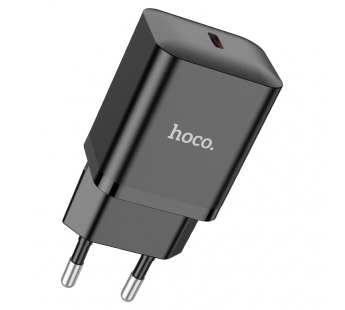 Адаптер сетевой Hoco N27 (PD20W/QC/1USB) (черный)#2028998