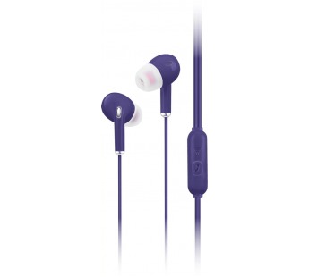 Проводные наушники внутриканальные Smart Buy SBH-105-VI Jack 3,5  (violet) (226555)#2029303