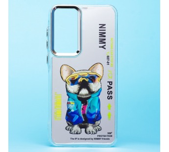 Чехол-накладка - PC092 для "Samsung Galaxy A35" (собака) (transparent) (233151)#2031346