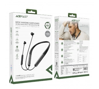Наушники Bluetooth с микрофоном ACEFAST N1, цвет черный#2136753