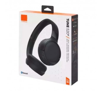 Полноразмерные беспроводные наушники JBL Tune 520BT ORG (57 ч/Bluetooth) черные#2055623