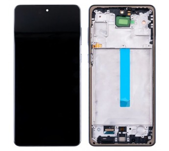 Дисплей для Samsung Galaxy A73 5G (A736B) модуль с рамкой Черный - OLED (Full Size)#2069938