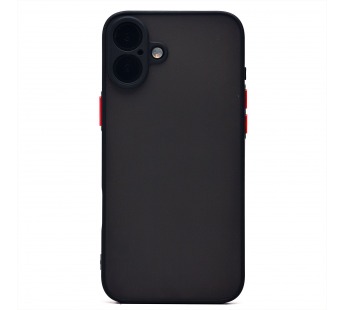 Чехол-накладка - PC041 для "Apple iPhone 16 Plus" (black) (234422)#2038772